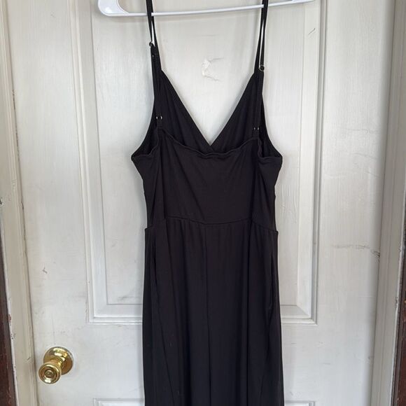 Black ribbed jumpsuit - Picture 5 of 5